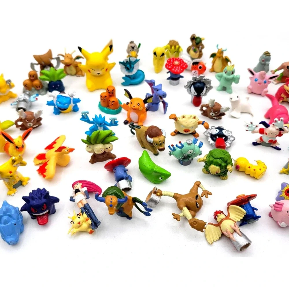 Pokémon‎ Tomy Vintage Figure Toys 66 Lot Mini Figures Nintendo VERY HTF FIGS
